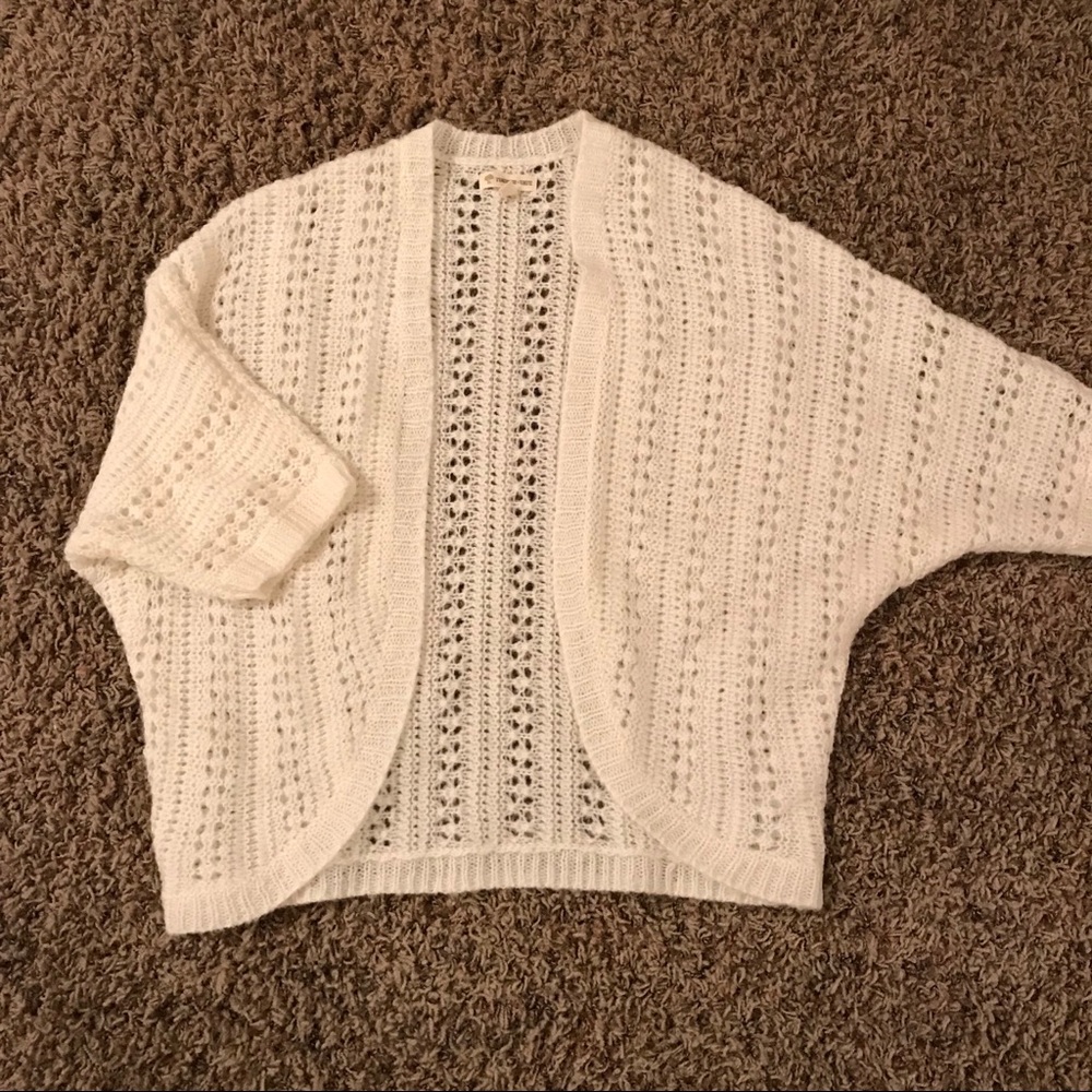 Tucker + Tate Open Dolman Crochet Cardigan
